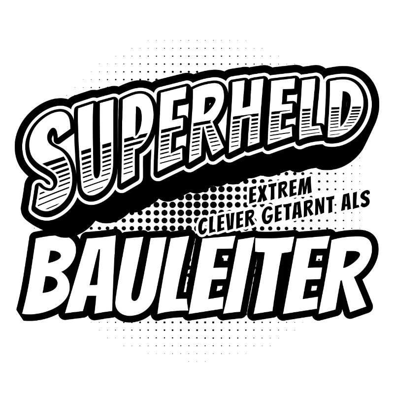 Superheld, clever getarnt als Bauleiter