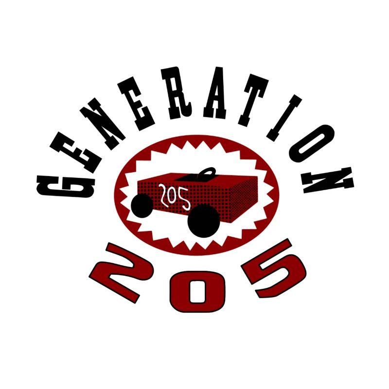 205 Generation Emblem ref: 8663RN