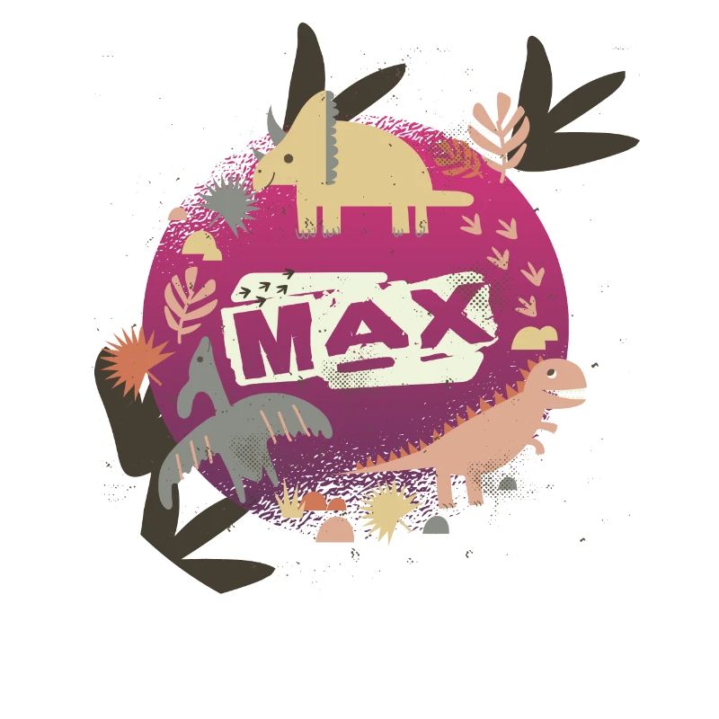 Max - Cool boy name with cool dinosaurs