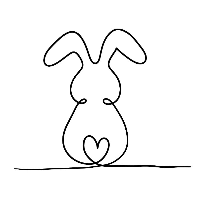 One-Line-Hase