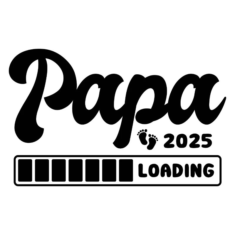 Papa 2025 loading - Schwangerschaft - Geschenk