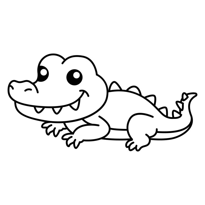 Alligator Comic Animal
