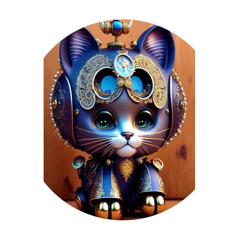 Cute Clockwork Baby Cat Android