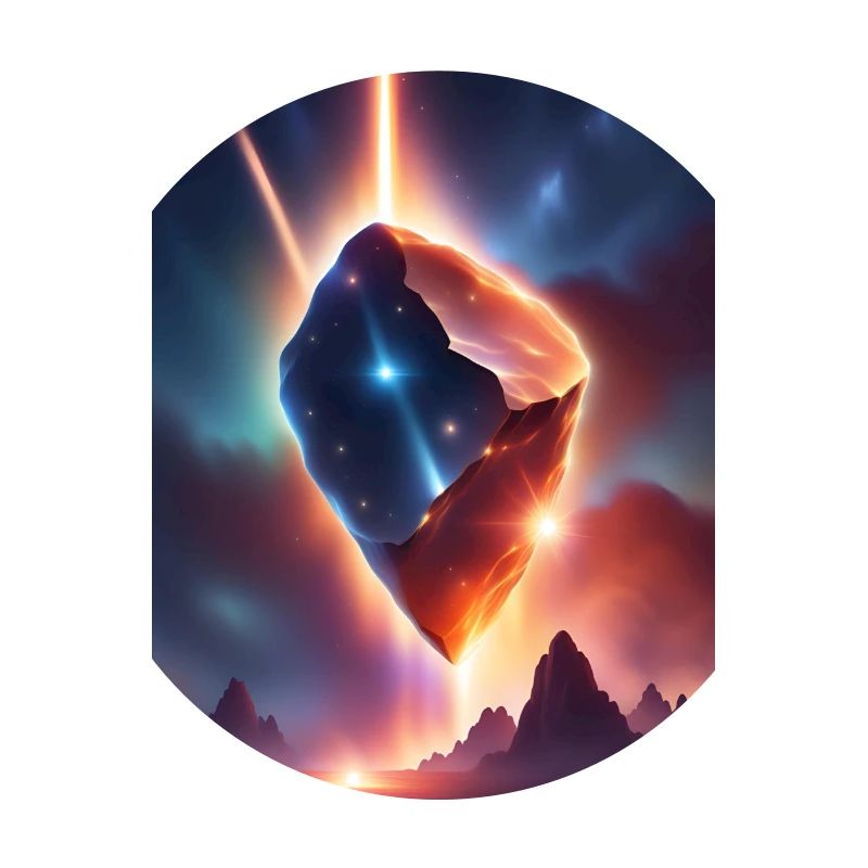 Awesome meteor falling down