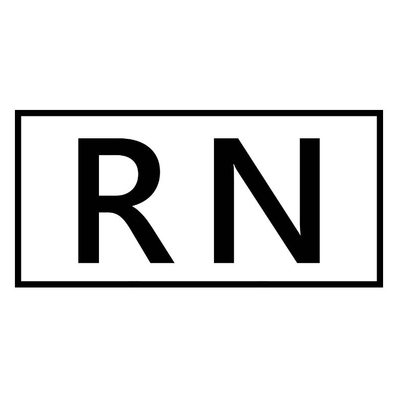 RN oder Registered Nurse Proud Graduated Nursing