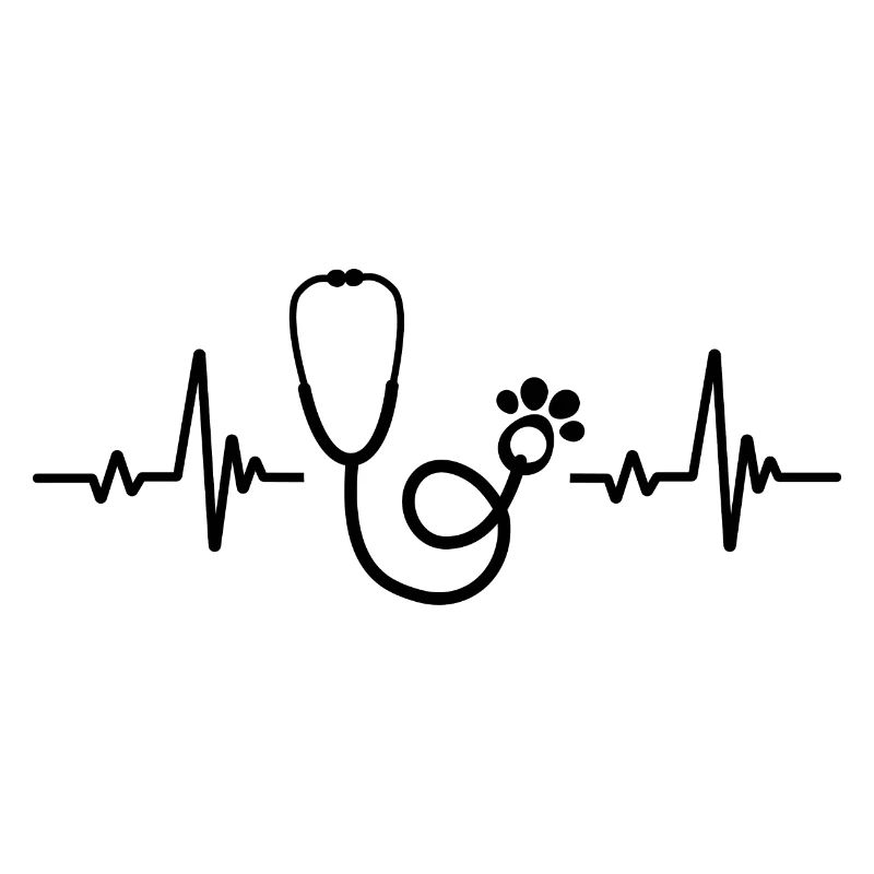 Stethoskop-Pulsfrequenz - Tierarzt