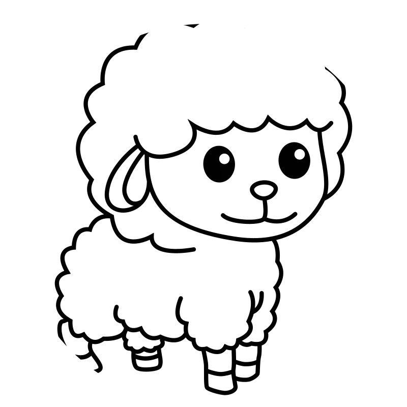 Sheep Comic Animal