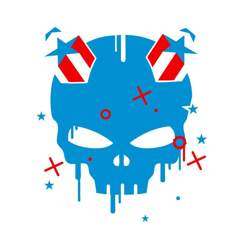 Devilskull with stars