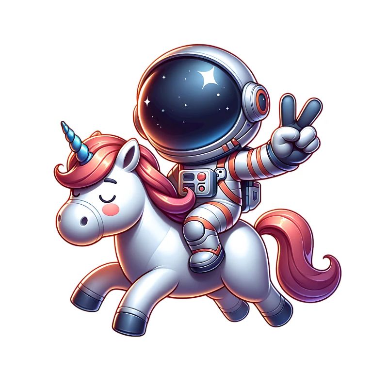 Astronaut Einhorn