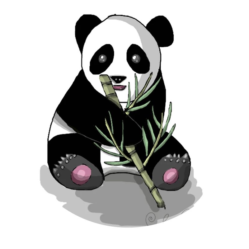 Süßer Panda in Comicart - by Cherrystone