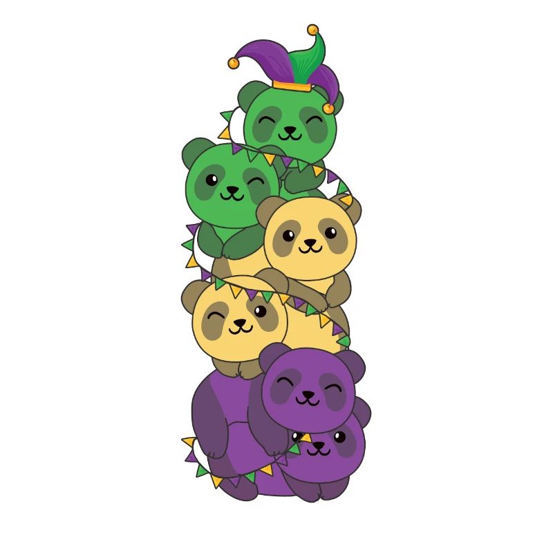 let the shenanigans begin Mardi Gras Panda Tower