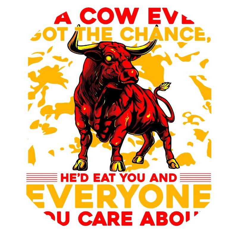 Taureau de vache végétalien