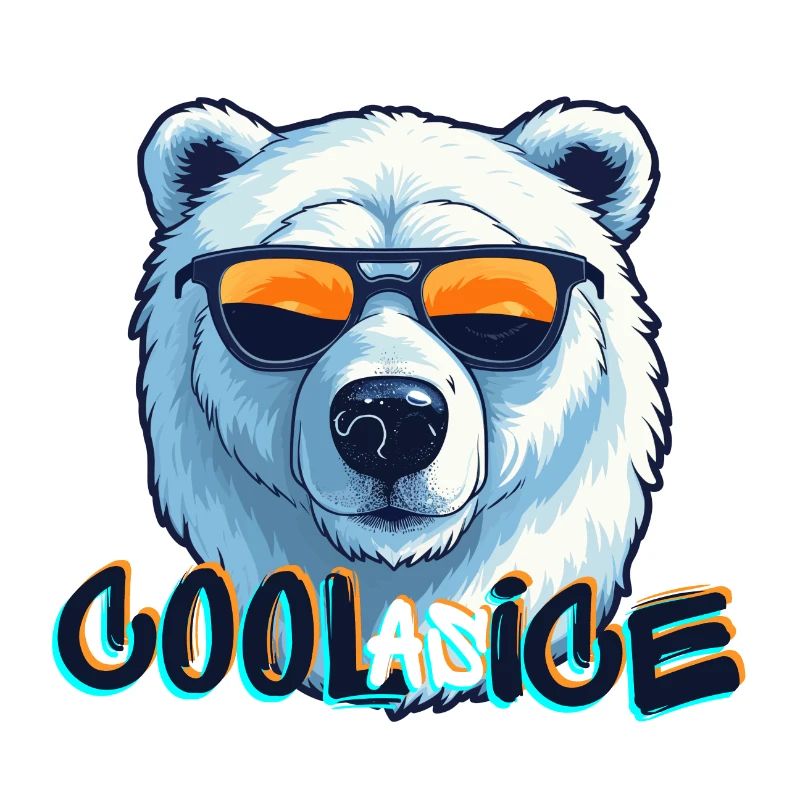 Cooler Eisbär