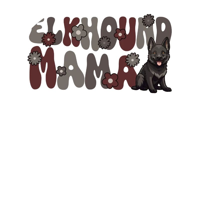 Norwegian Elkhound Groovy Elkhound Mom