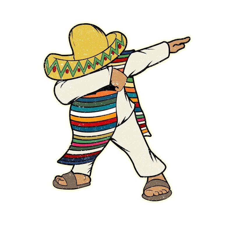 Mexican Poncho Dabbing