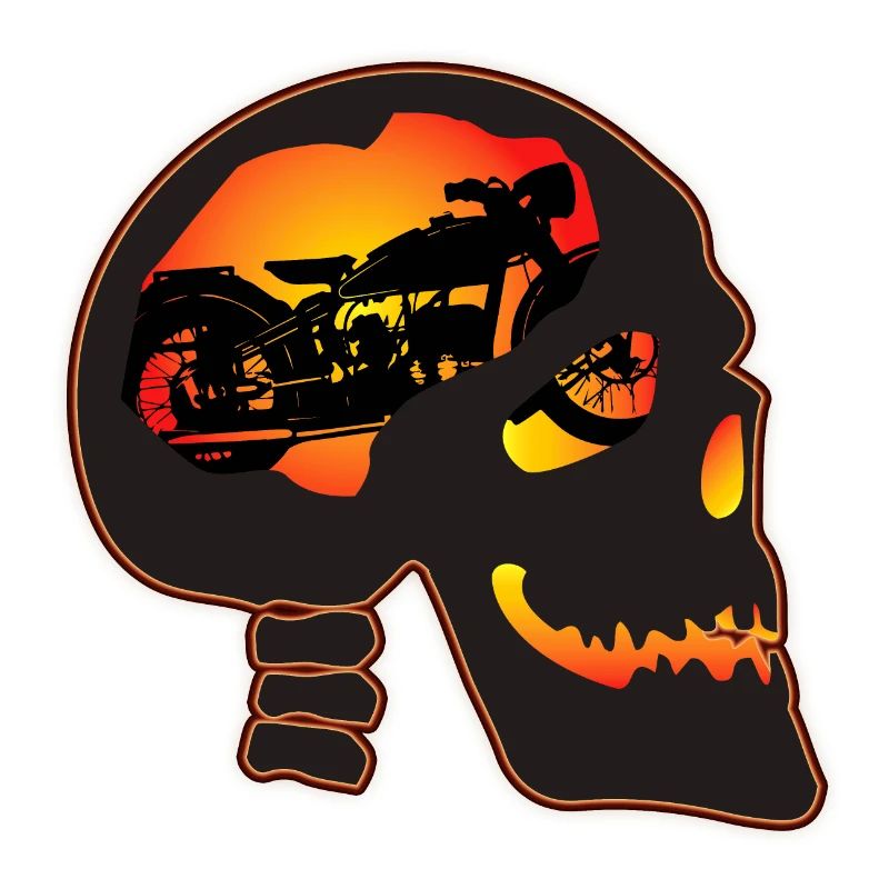 Biker Skull