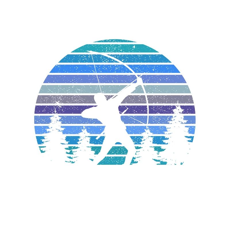 Cooler Bogenschütze mit Pfeil & Bogen Geschenk