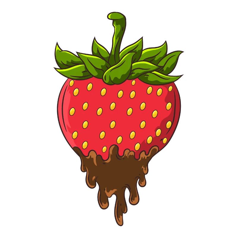 Fraise au chocolat