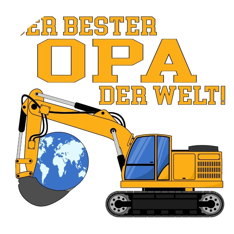 Bagger der beste Opa der Welt