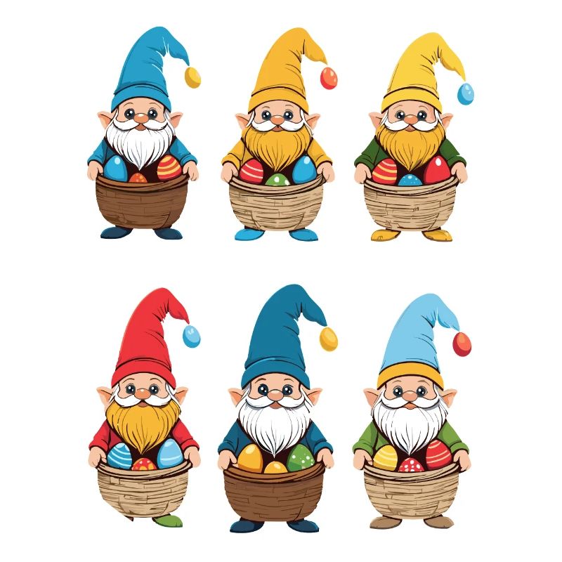 Easter Norse Gnome Easter Bunny Dwarfs