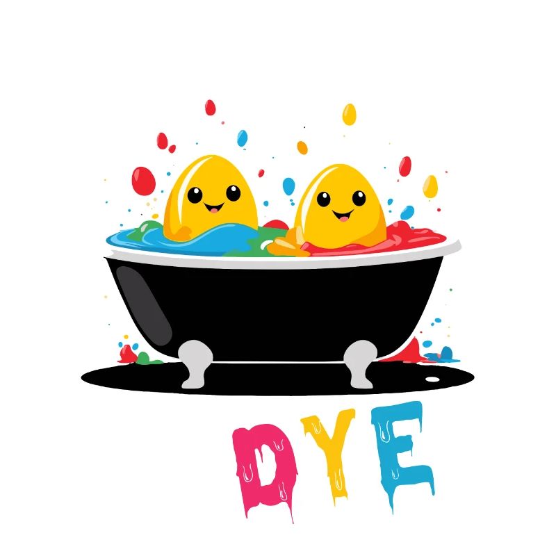 Funny Egg Dyeing Colors for Easter Artist