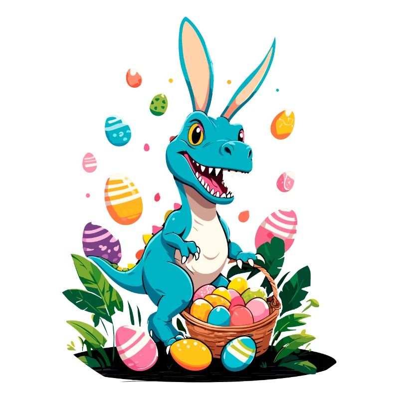 Iconic Easter Dinosaur Dinosaur Easter Bunny