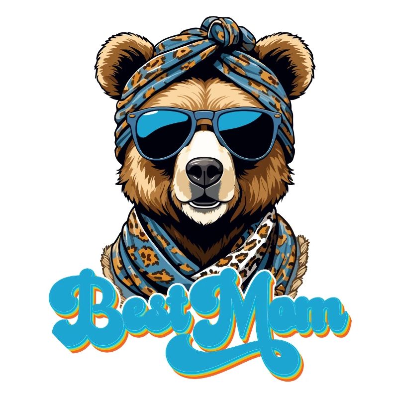 Beste Mama Lustiger Mama Bär Mutter Bärin Design
