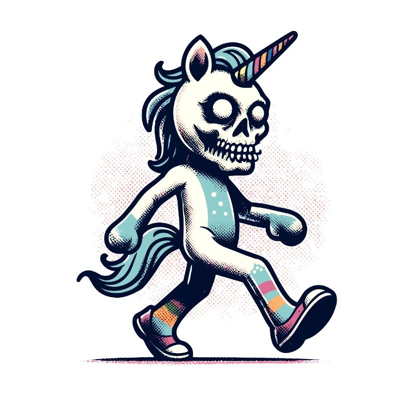 Zombie Einhorn Undead Mystical Creature