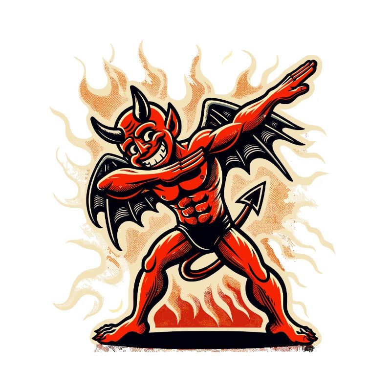 Dabbing Devil Funny Dabbing Design Costume
