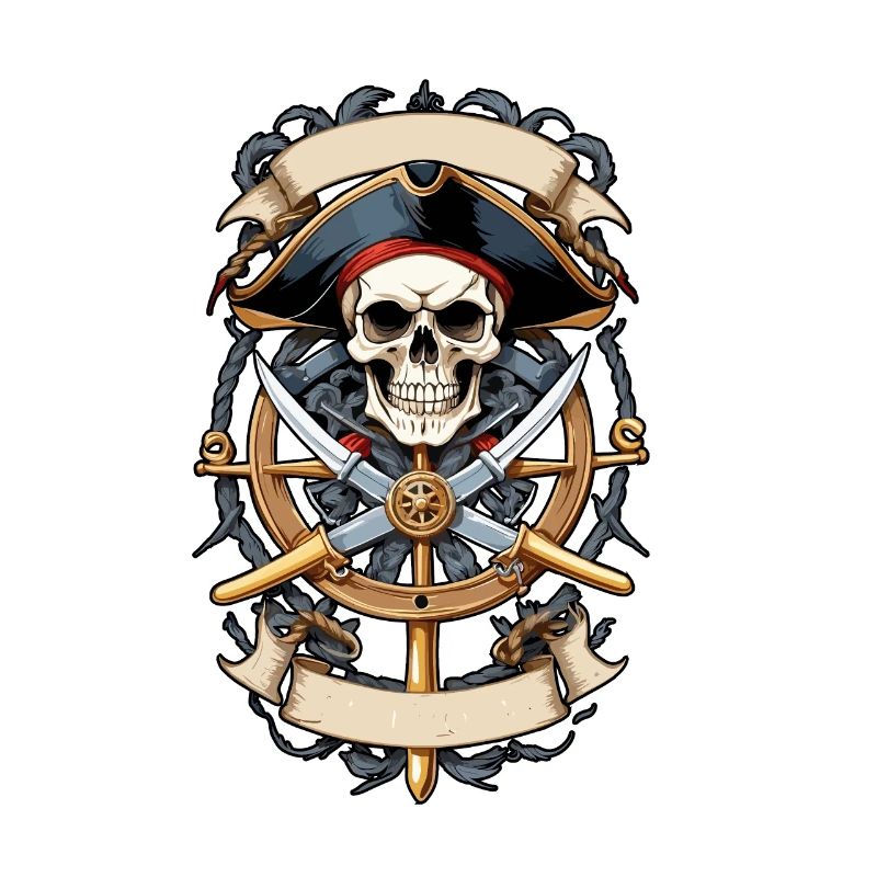 Pirate Flags Skull Jolly Roger Pirate Costume