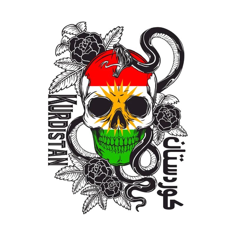 Drapeau du Kurdistan Bakur Bashur Rojava Rojhlt Newroz