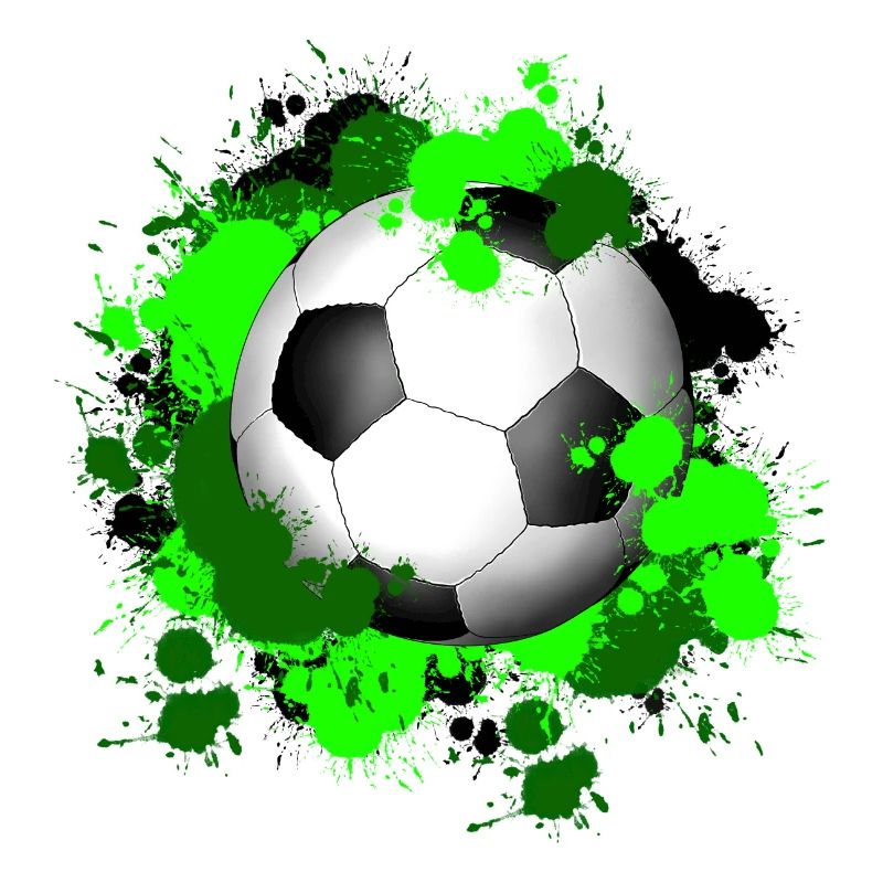 Fußball Klecks
