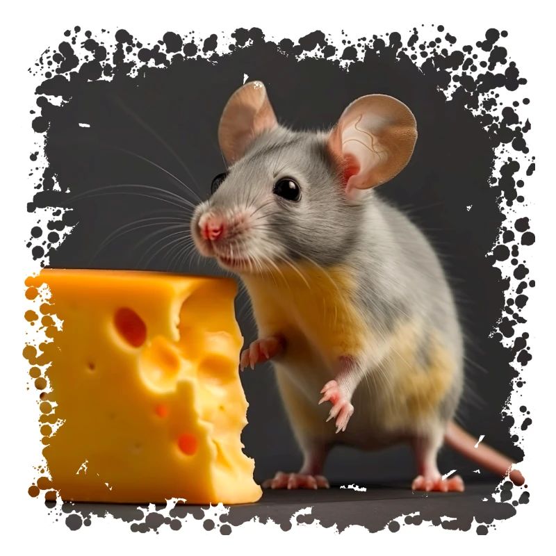 Mice with cheese is a cliché