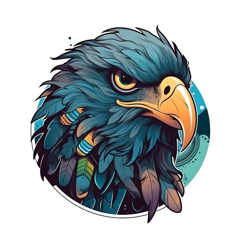 Image vectorielle Eagle Raven Crow