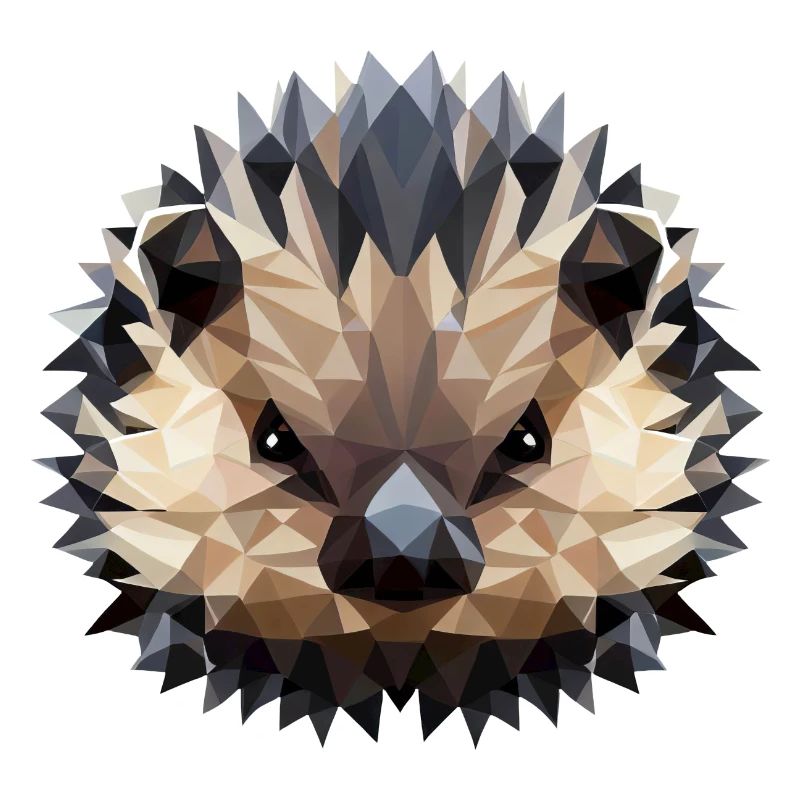 Polygon Hedgehog Design