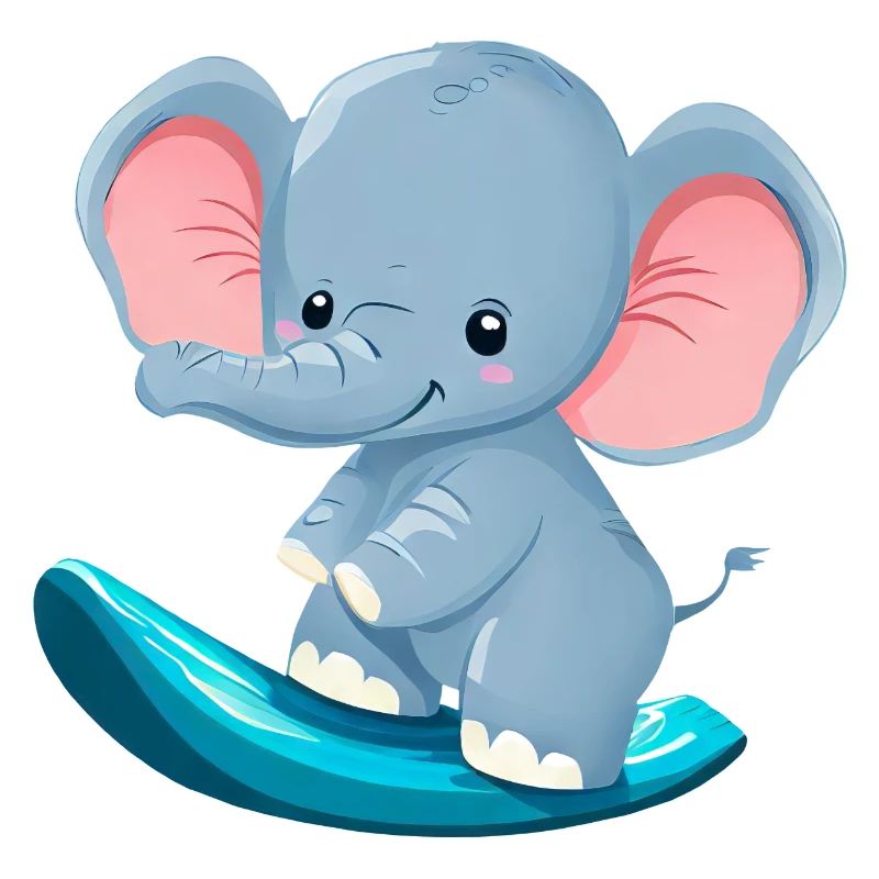 Surfer Elephant, Conception animale aventureuse