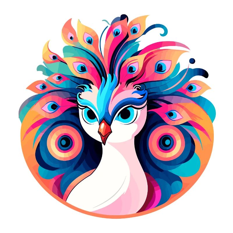 Peacock Bird Drawing