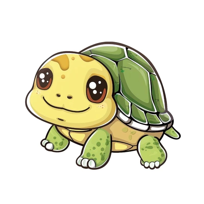 Cute Smiling Turtle For You