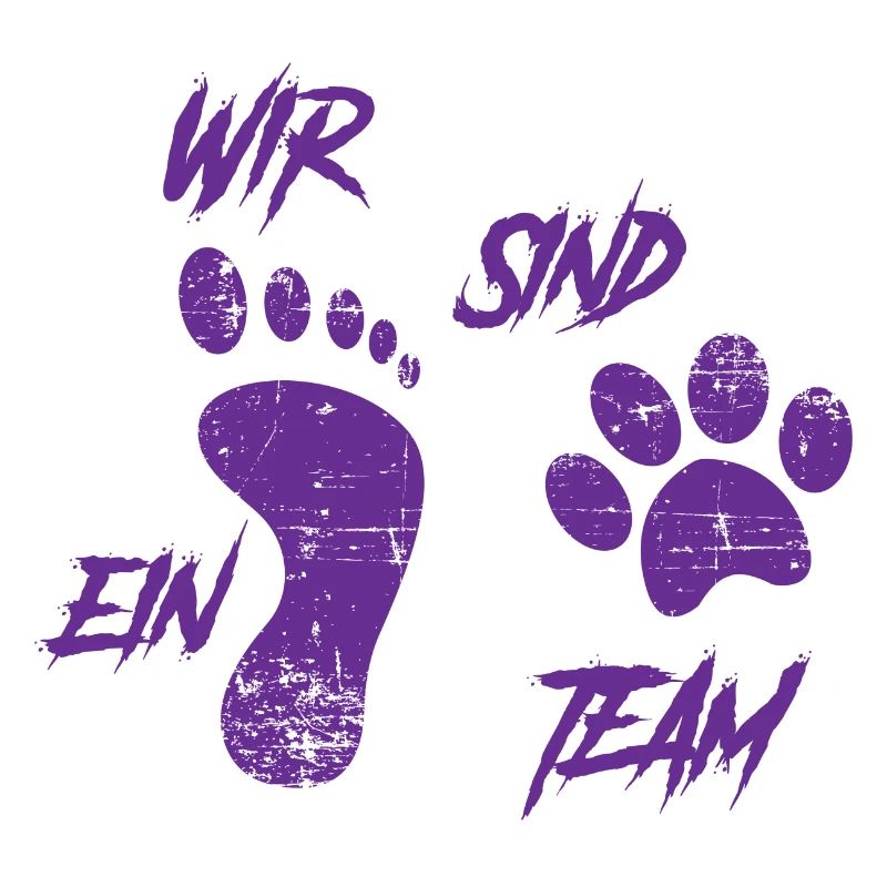 Team Teamwork Hunde Hundehalter Geschenk