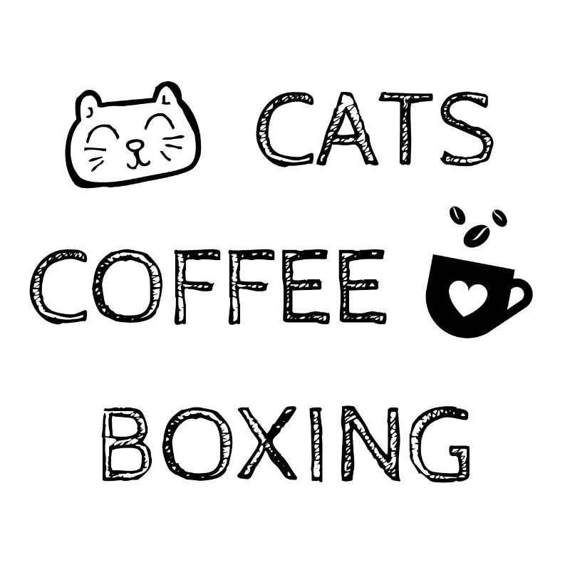 Chats. Café. Boxe