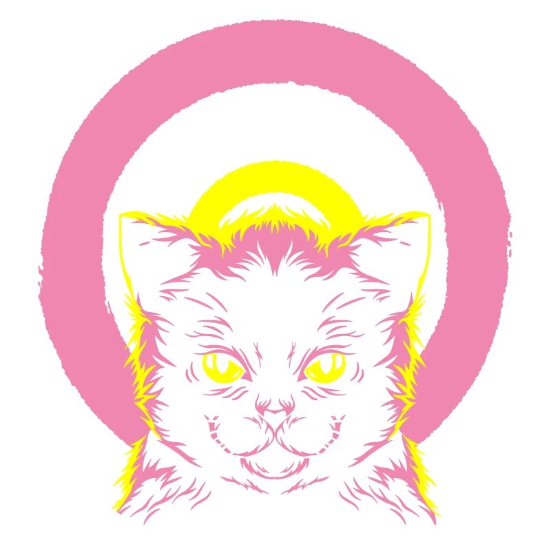 Cat silhouette | Colors can be changed
