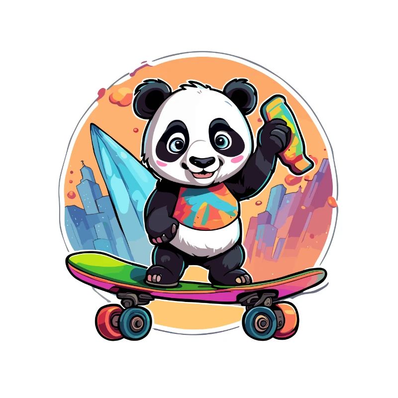 Panda / Tier / Zoo / Bambus / Wild / Kindlich