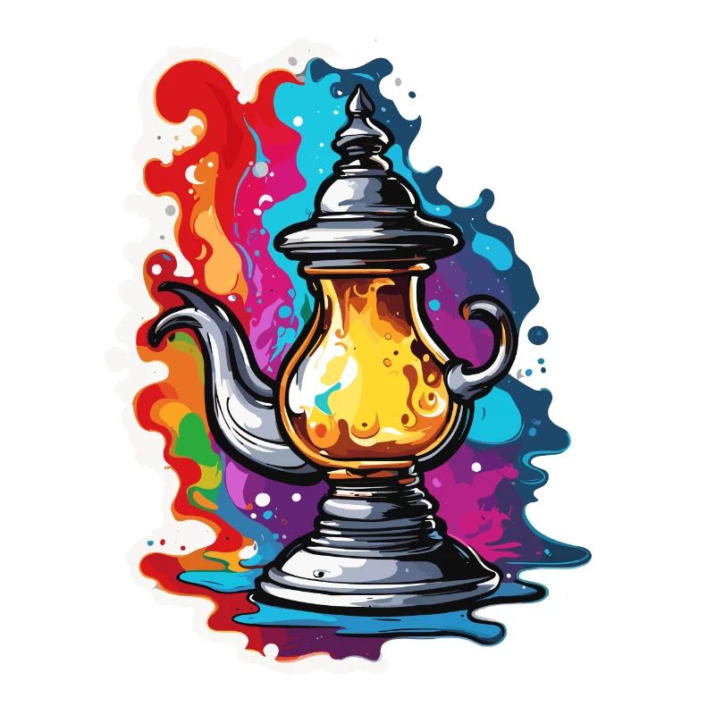 Magic Lamp / Wishes /Orient / Miracle / Genius