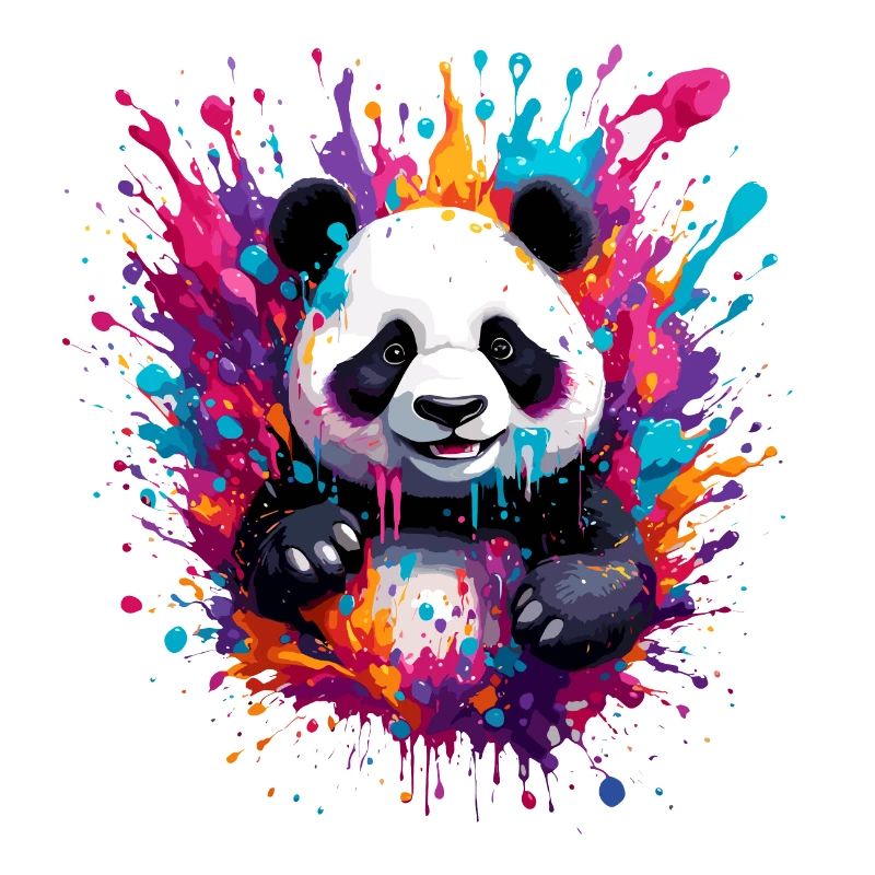 Panda / Tier / Zoo / Bambus / Wild / Kindlich