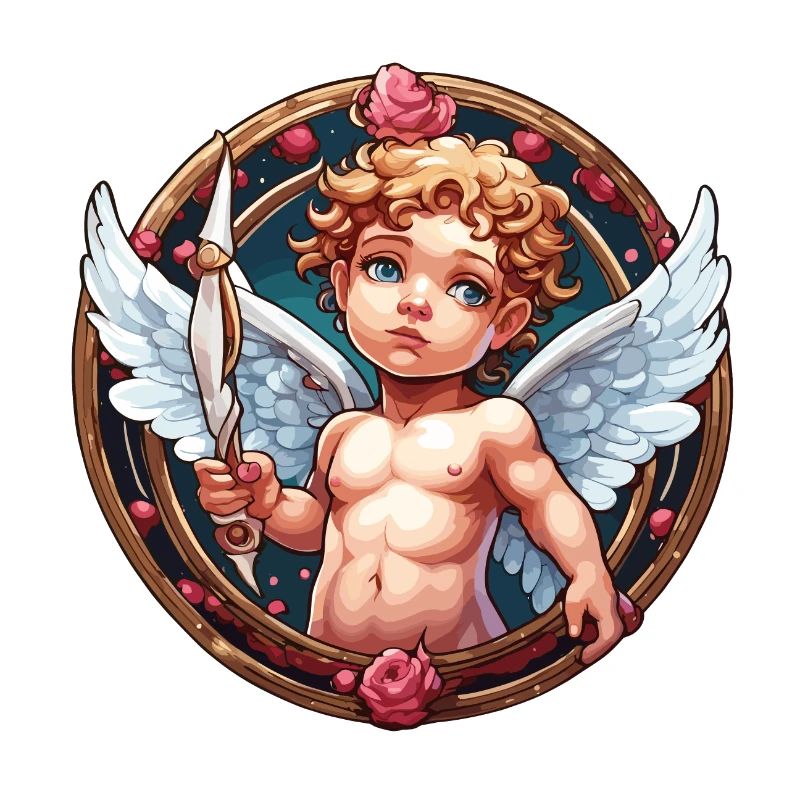 Cupidon / Amour / Flèche / Coeur / Saint Valentin