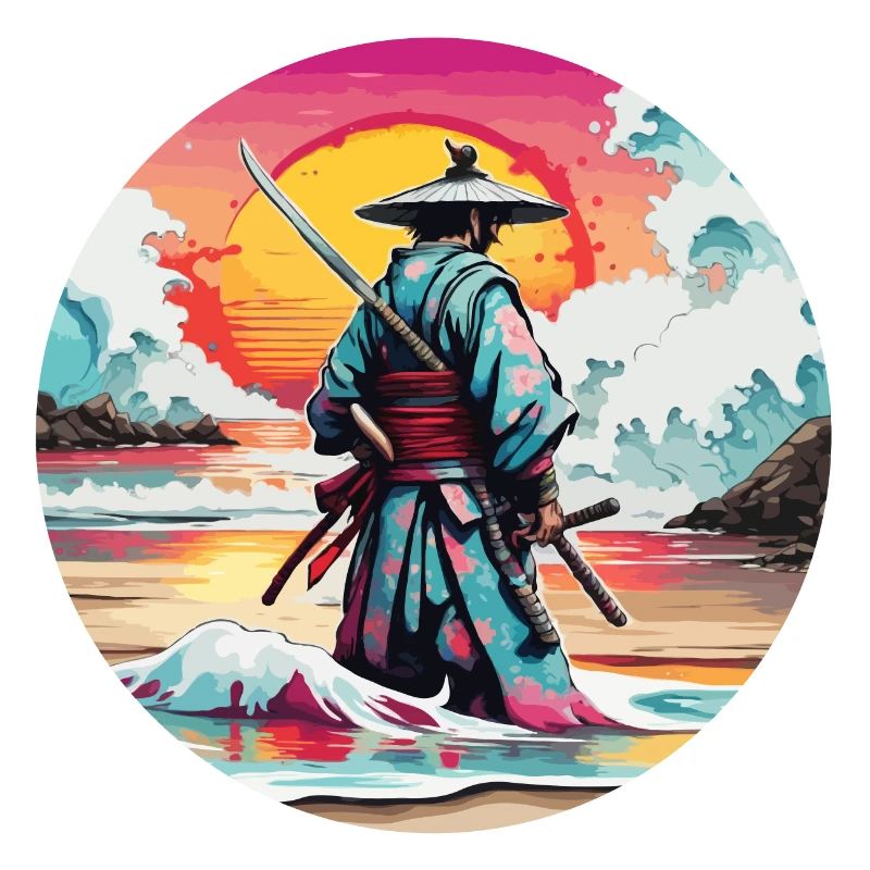 Samurai / Japanisch / Harakiri / Katana / Mann