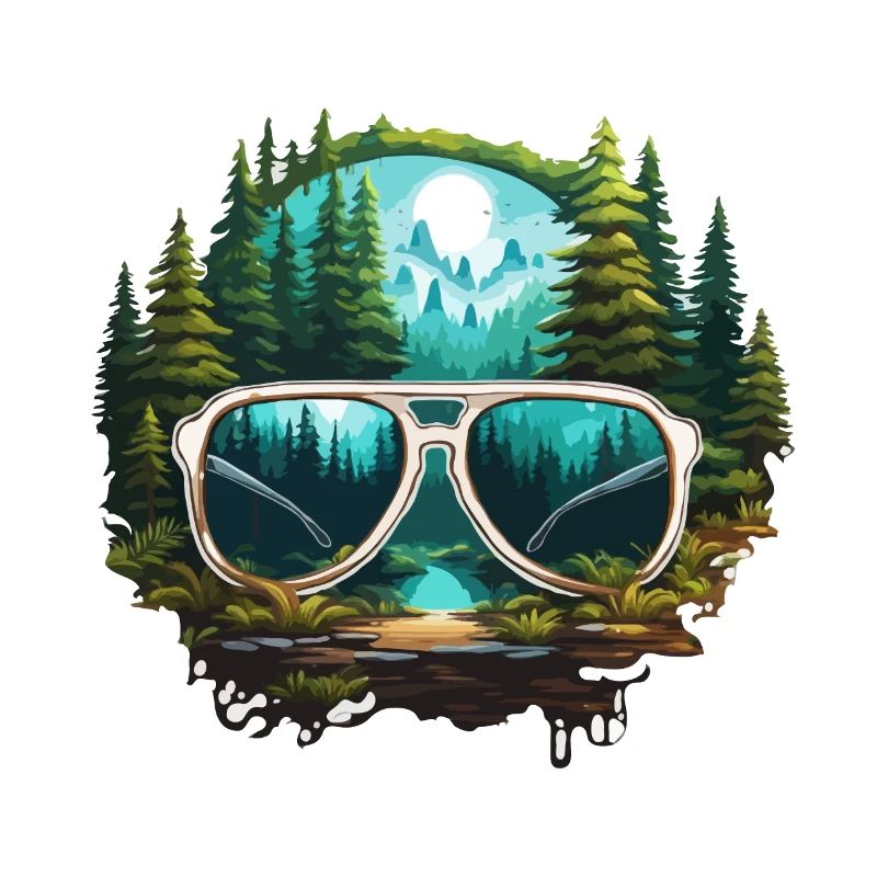 Lunettes de soleil / Reflection / Forest / Reflection
