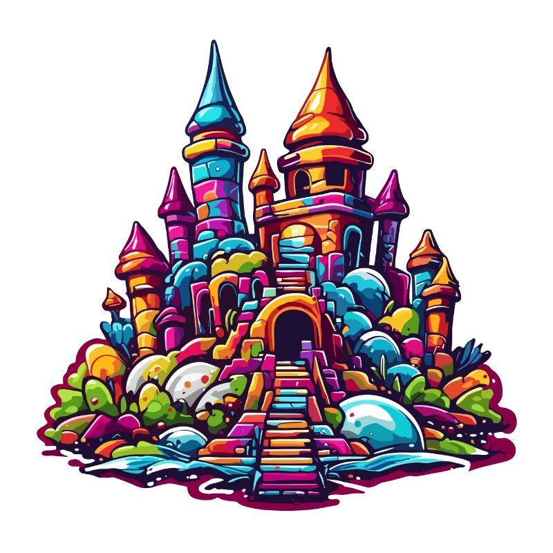 Château de sable / Construction / Jouer / Château / Vacances
