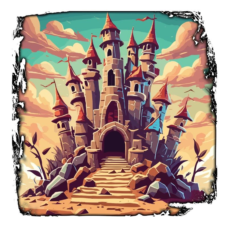 Château de sable / Construction / Jouer / Château / Vacances