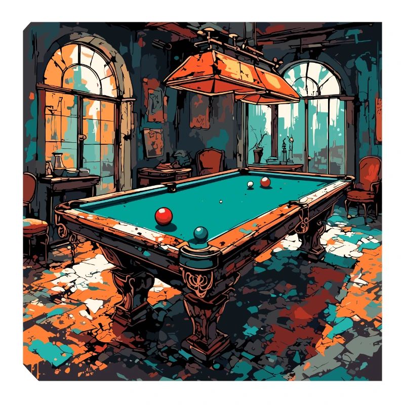 Billard / Boule de billard / 8 boules / billard / Kö